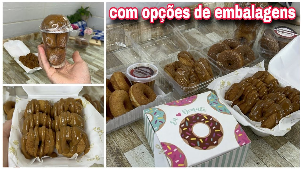 O MAIS BARATO QUE JÁ FIZ, POR MENOS DE 50 CENTAVOS -  E COM VÁRIAS SUGESTÃO DE VENDA - CAKE DONUTS