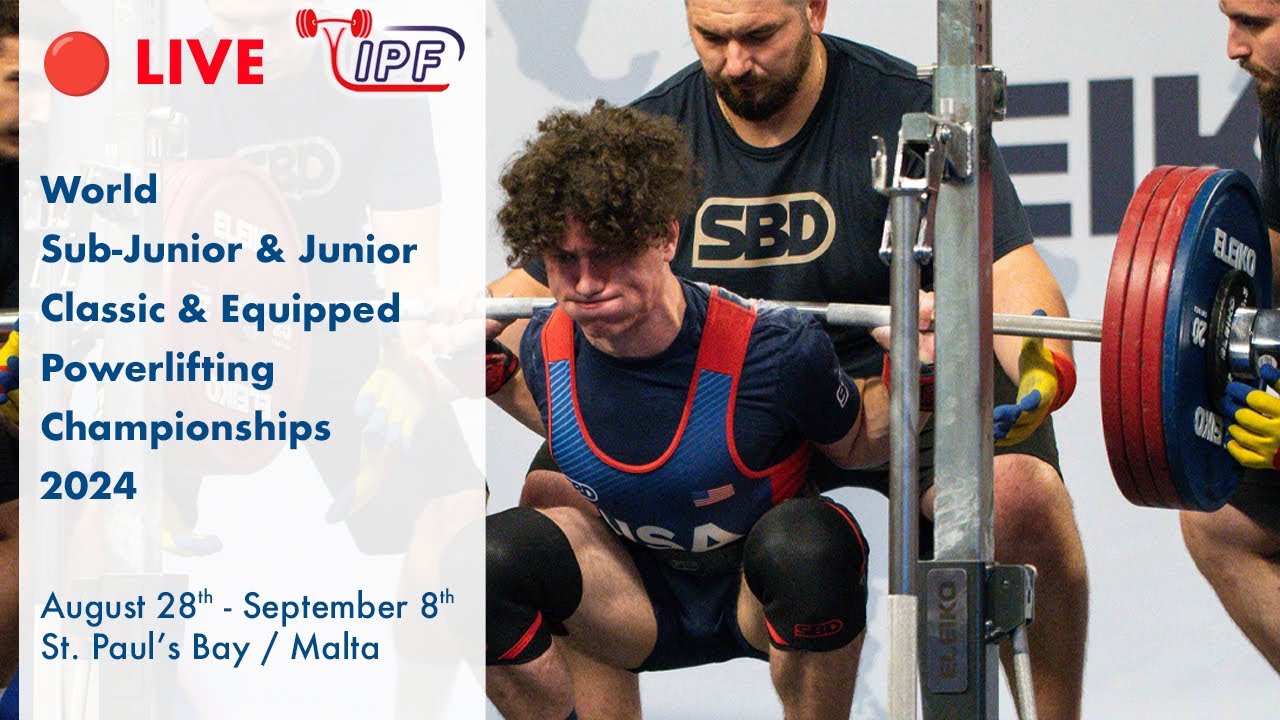 Men SJr, 93 kg classic - World Sub-Junior & Junior Powerlifting Championships 2024