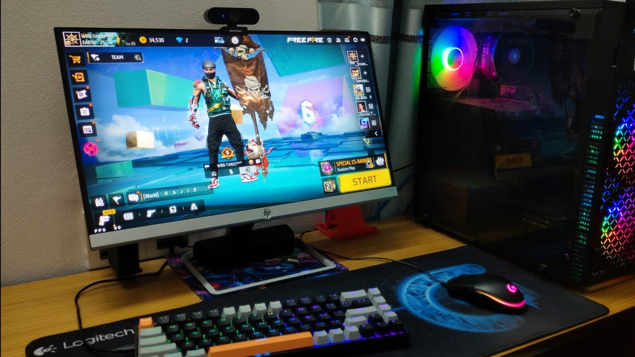 Pc handcam gameplay headshot satting in pc with handcam free fire gameplay