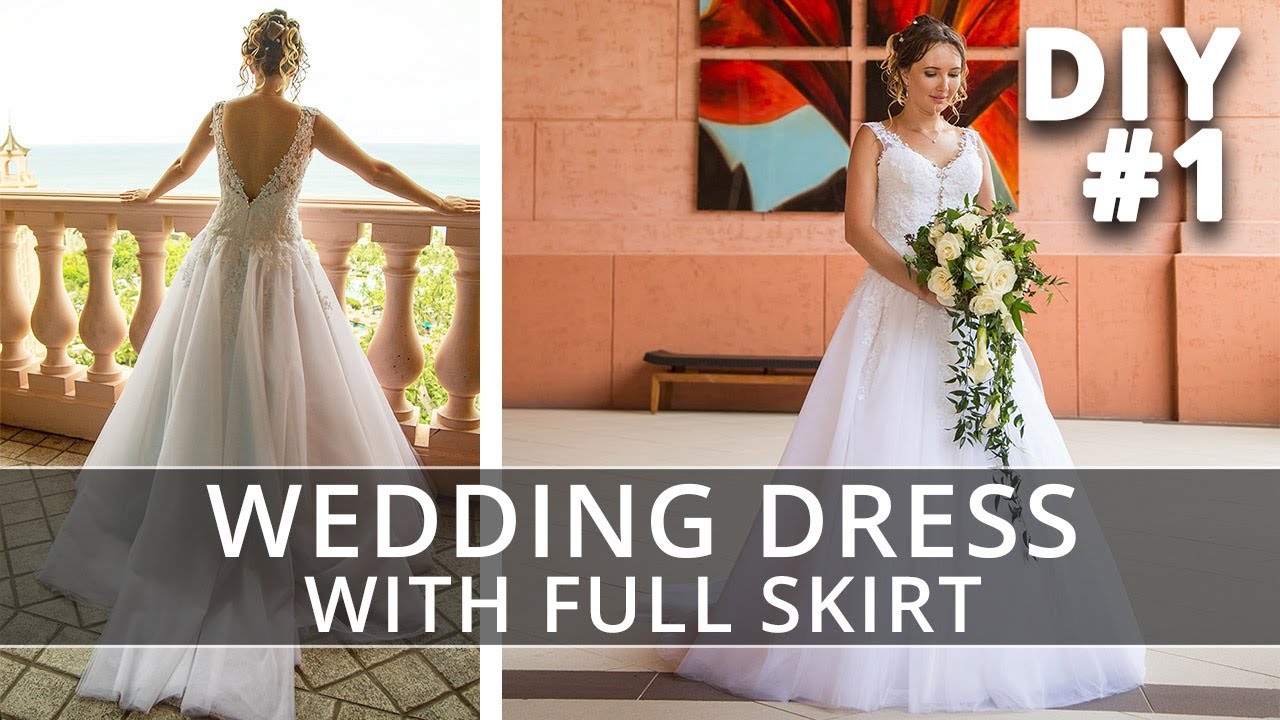Sewing a perfect wedding dress from a long distance | How to make a wedding dress