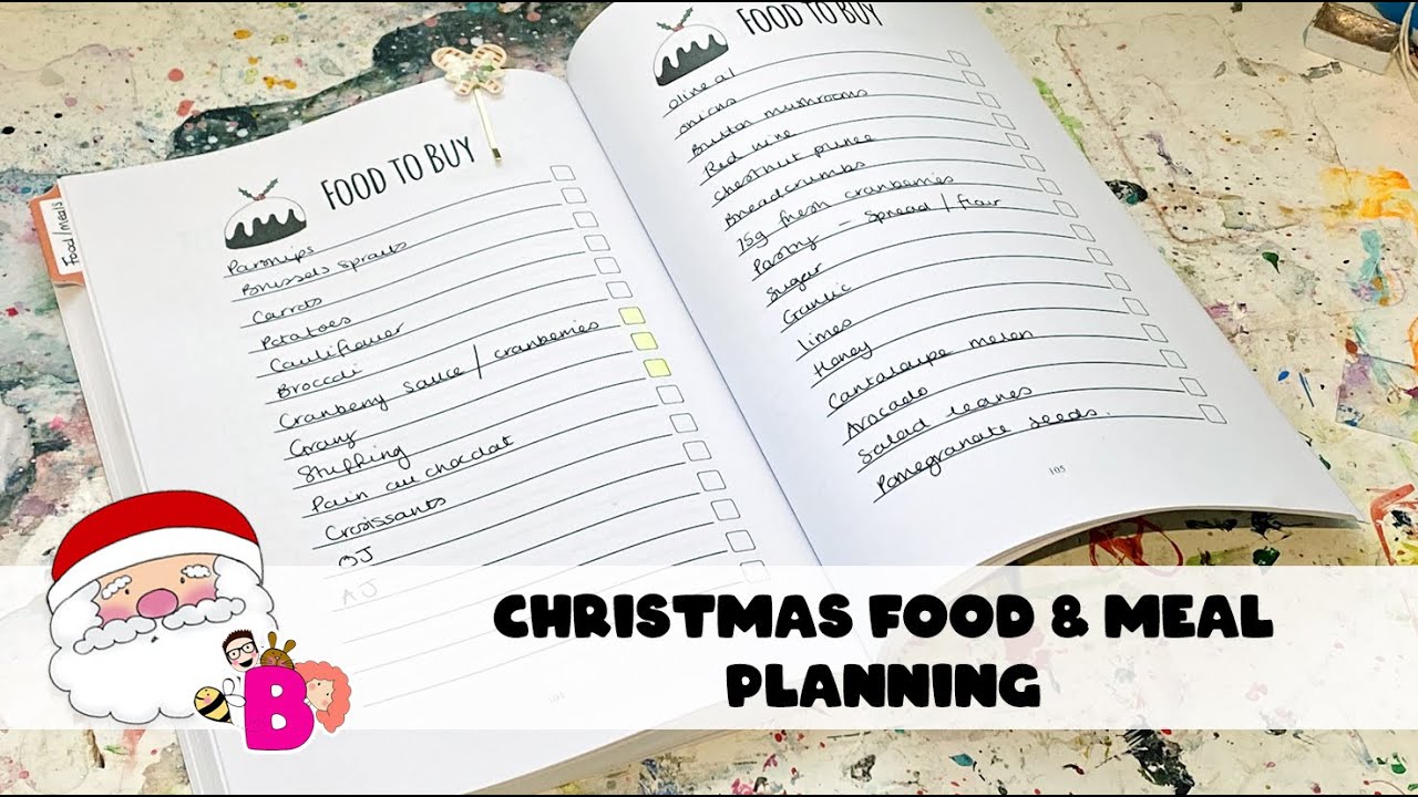 Meals & Food - plan with me! | Planning for Christmas