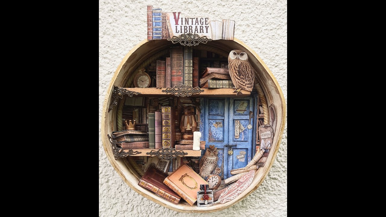 Anleitung Vintage Bibliothek – Instruction Vintage Library