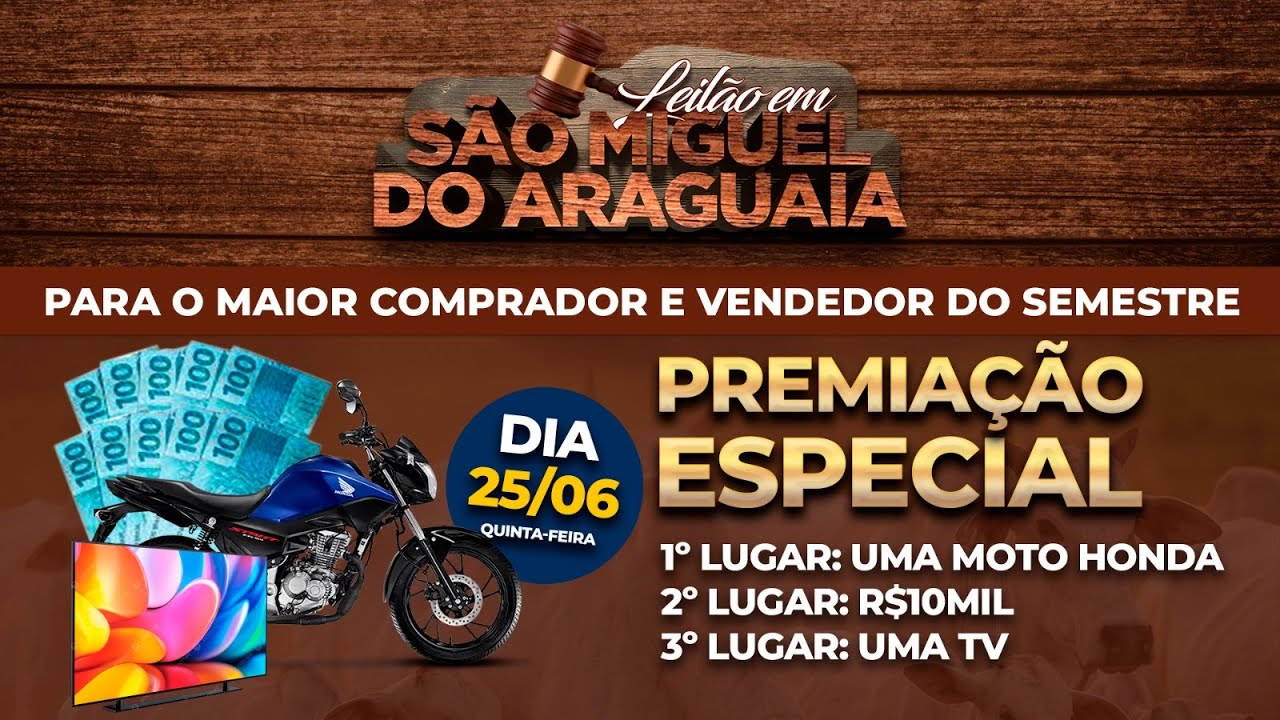 LEILÃO DA LEILOGADO  EM SÃO MIGUEL DO ARAGUAIA - GO 05/02/2026 | LEILÃO AO VIVO.