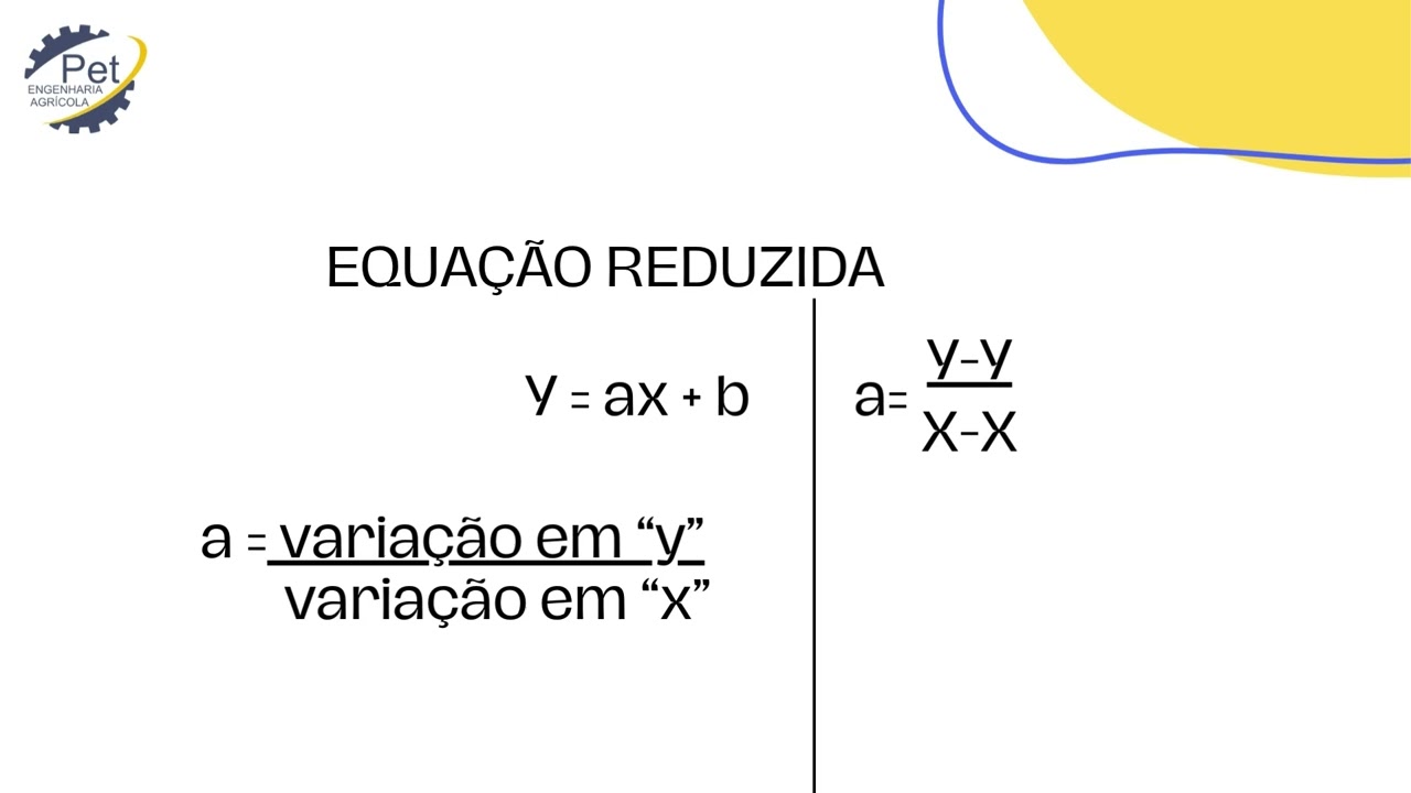EQUAÇÃO GERAL DA RETA
