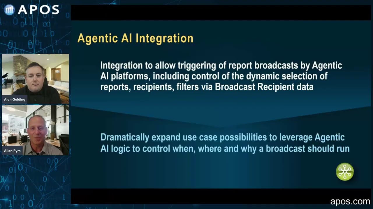 Agentic AI Integration Broadcast Execution Triggers - New Features in APOS Publisher for Cloud