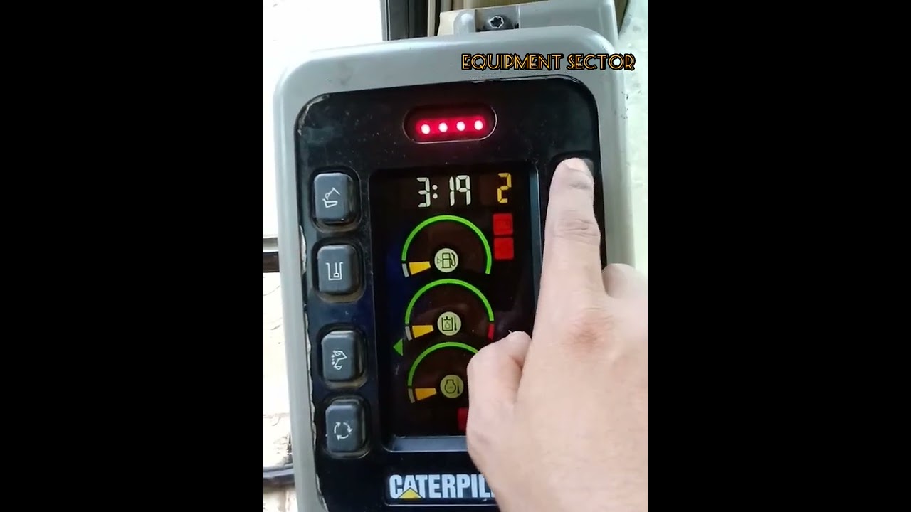 How To Set Time On Caterpillar 311B And 320B Excavators