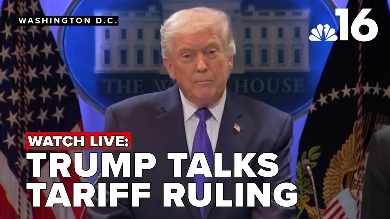 Trump talks Supreme Court ruling on tariffs