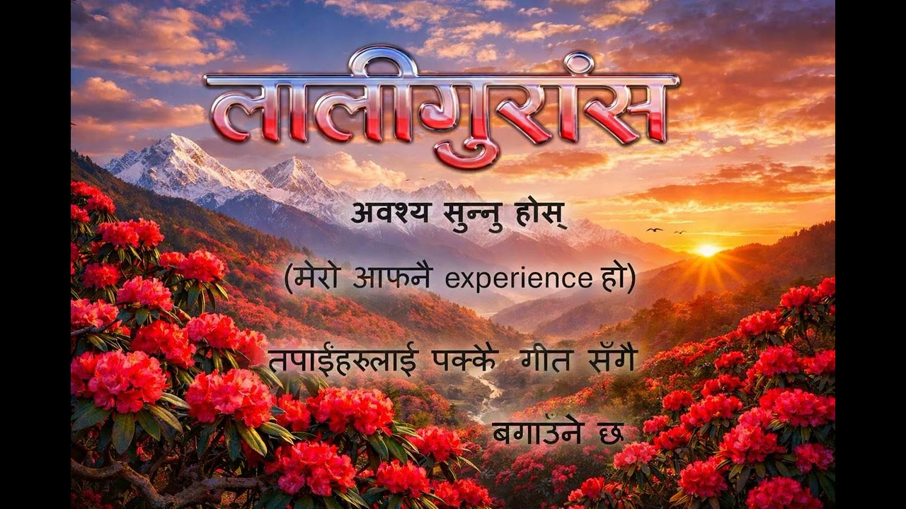 लालीगुराँस, फुल फुलेर प्रकृति सजियोयसको रंगले जताततै डाँडापाखा नै सजियो