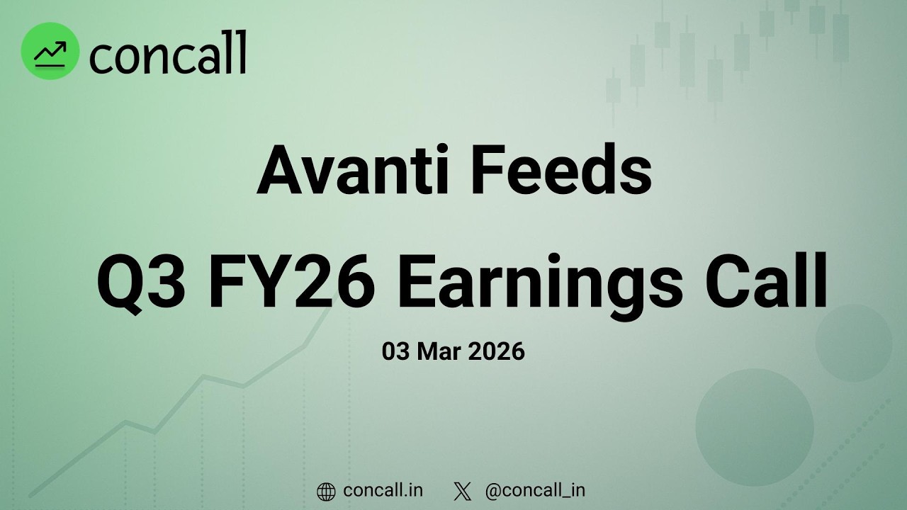 Avanti Feeds Ltd Q3 FY26 Earnings Conference Call | Concall.in