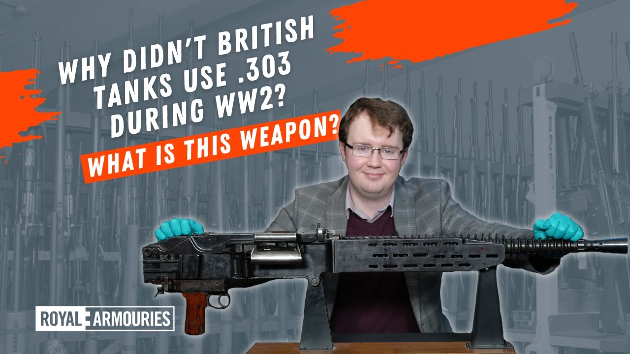 Британский танковый пулемёт времён Второй мировой войны, чешского производства, калибра .. .303? ...
