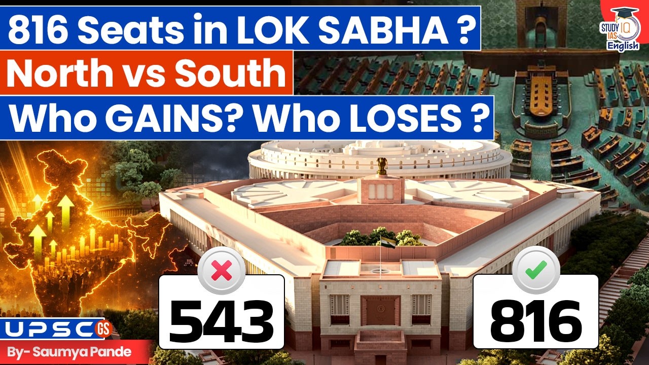 North vs South: How Will Lok Sabha Expansion Impact States? | Delimitation Explained! | Saumya Pande