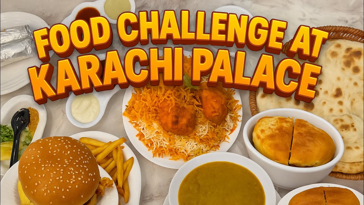 Let the Other Person Decide What to Eat 😂 | Karachi Palace Food Challenge | Desert Diaries EP 5