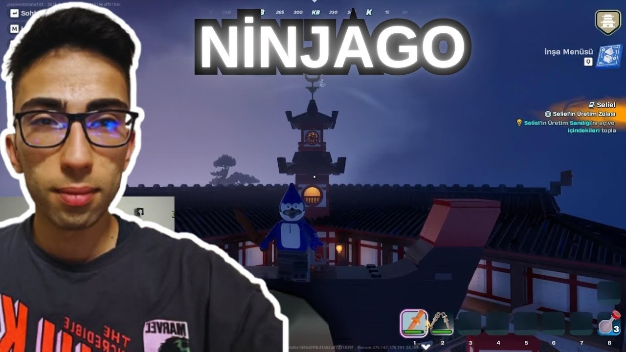 NİNJAGO MANASTIR FORTİNE EPİC GAMES OYUNU OYNADİM YUKSEK GRAFİKLER 300 FPS 