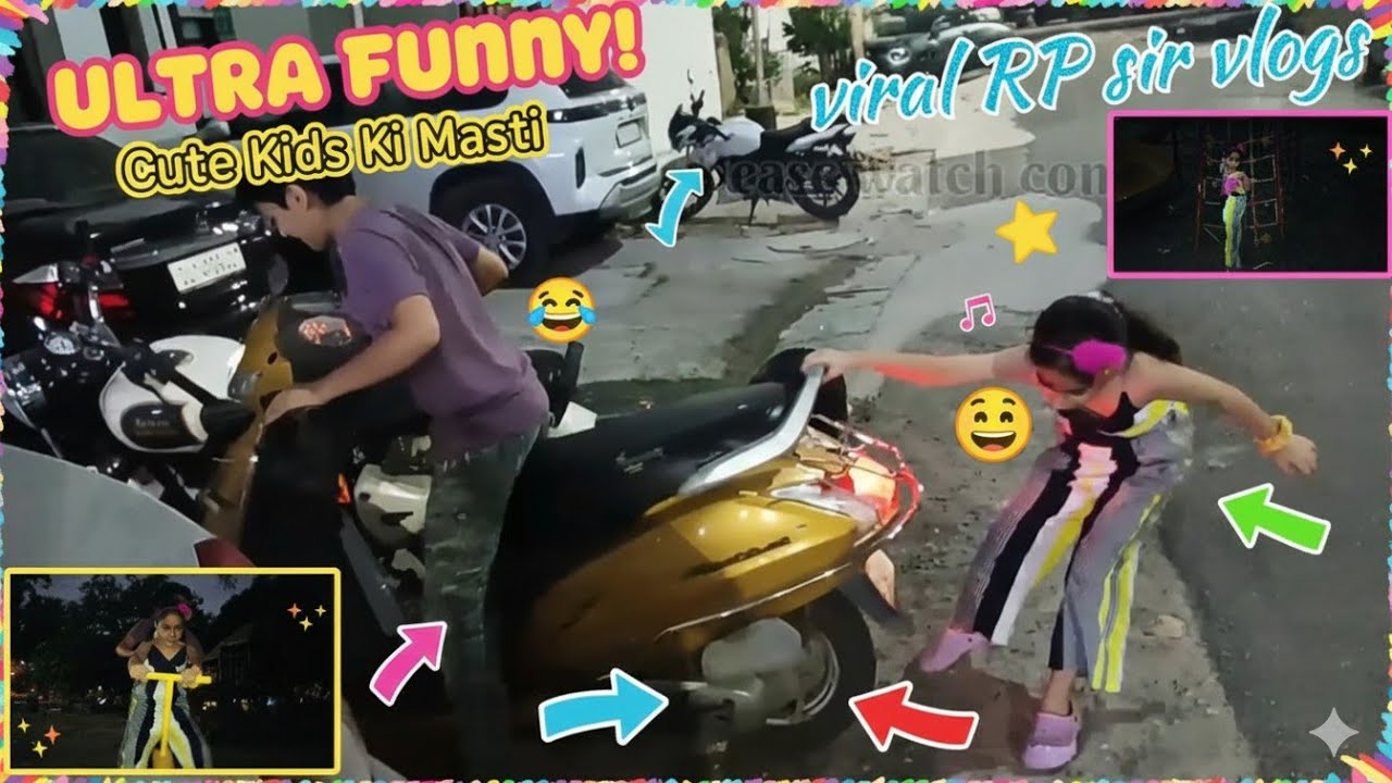 Aakhir Scooty Kheench Hi Li 🚲 | Brother Sister Family Vlogs | Park & Colony Masti
