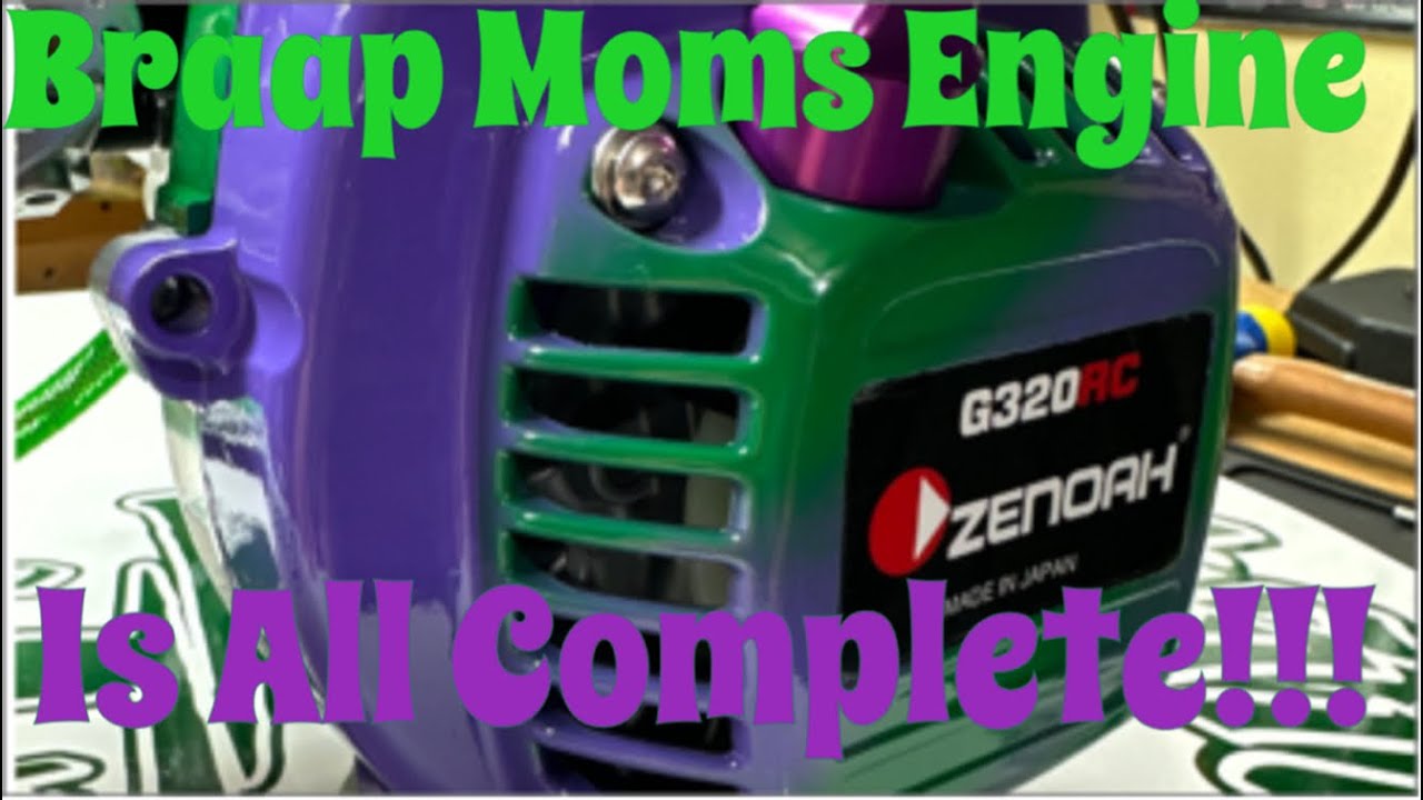 Zenoah G320 Purple N Green Heart 💜💚 ALL Doneski To Brap Moms Build