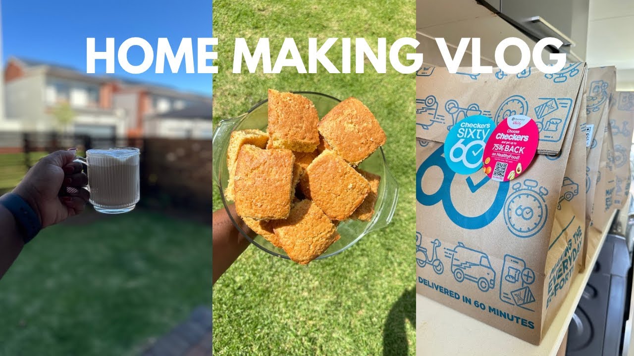 Видеоблог о домашнем хозяйстве | Готовка, выпечка (снова), Checkers 60 и подготовка к школе | Юту...