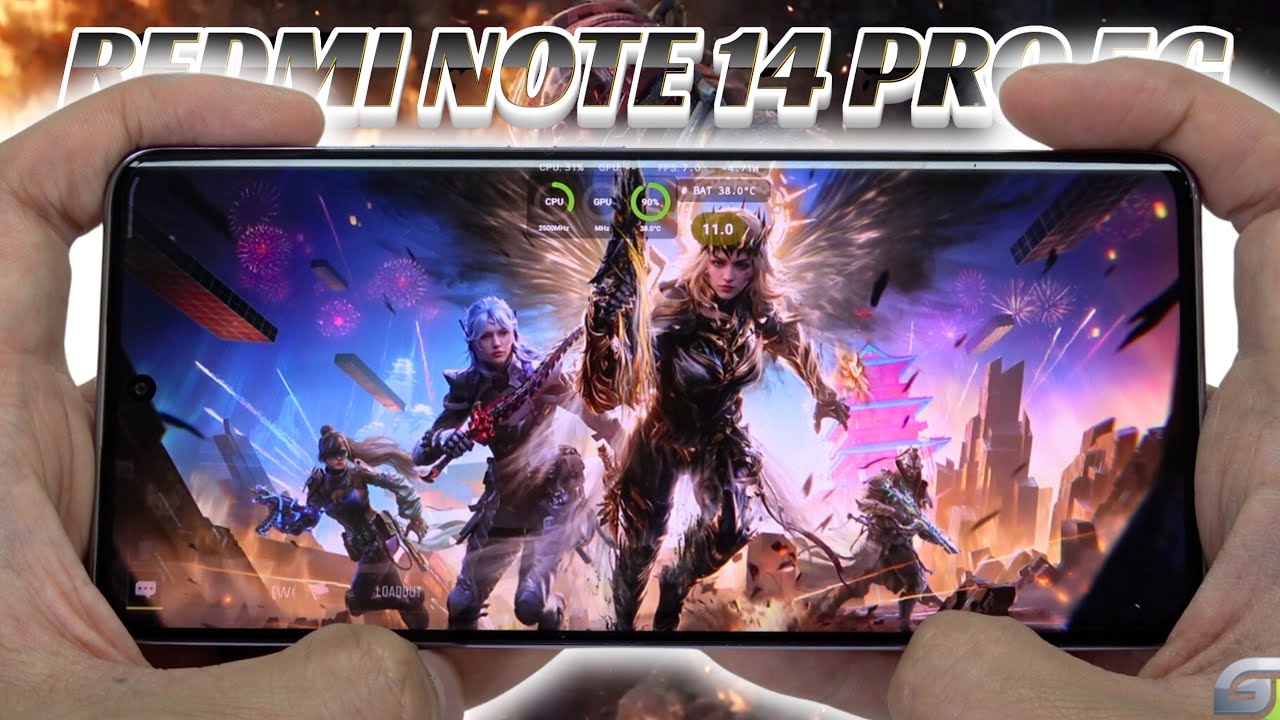 Redmi Note 14 Pro 5G test game Call of Duty Mobile CODM | Dimensity 7300 Ultra