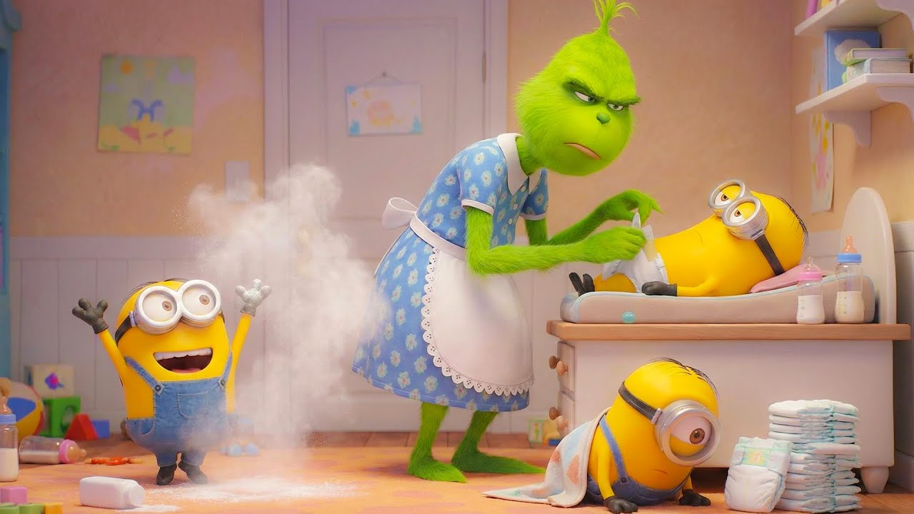 Grinch Babysitting: Why Did Everything Go Completely Wrong?! 😱🍼 | Funny Minions Cartoon