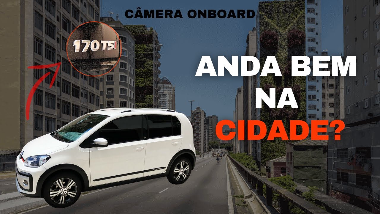 Volkswagen Cross UP TSI 1.0 É bom na cidade? Test Drive em São Paulo (POV)