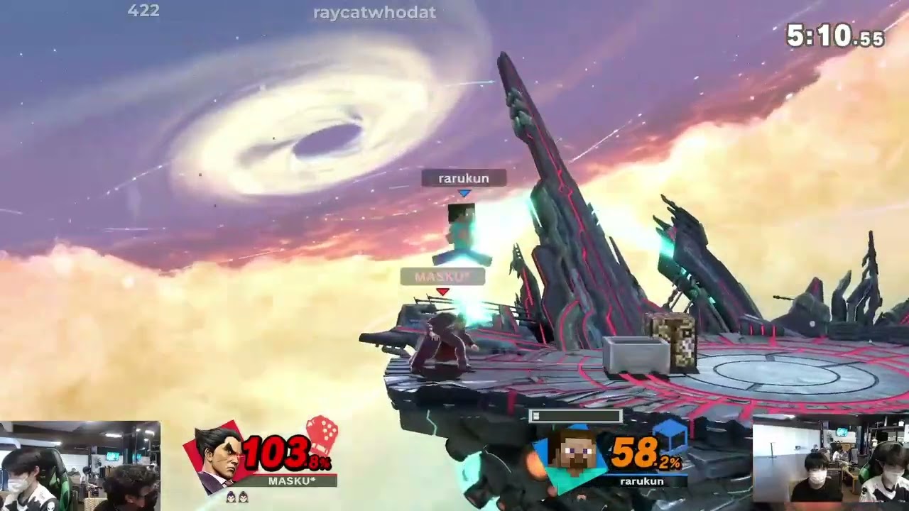 Riddles (Terry テリー , Kazuya カズヤ) vs. Acola / あcola (Steve スティーブ) - Gimvitational Friendlies - Part 7