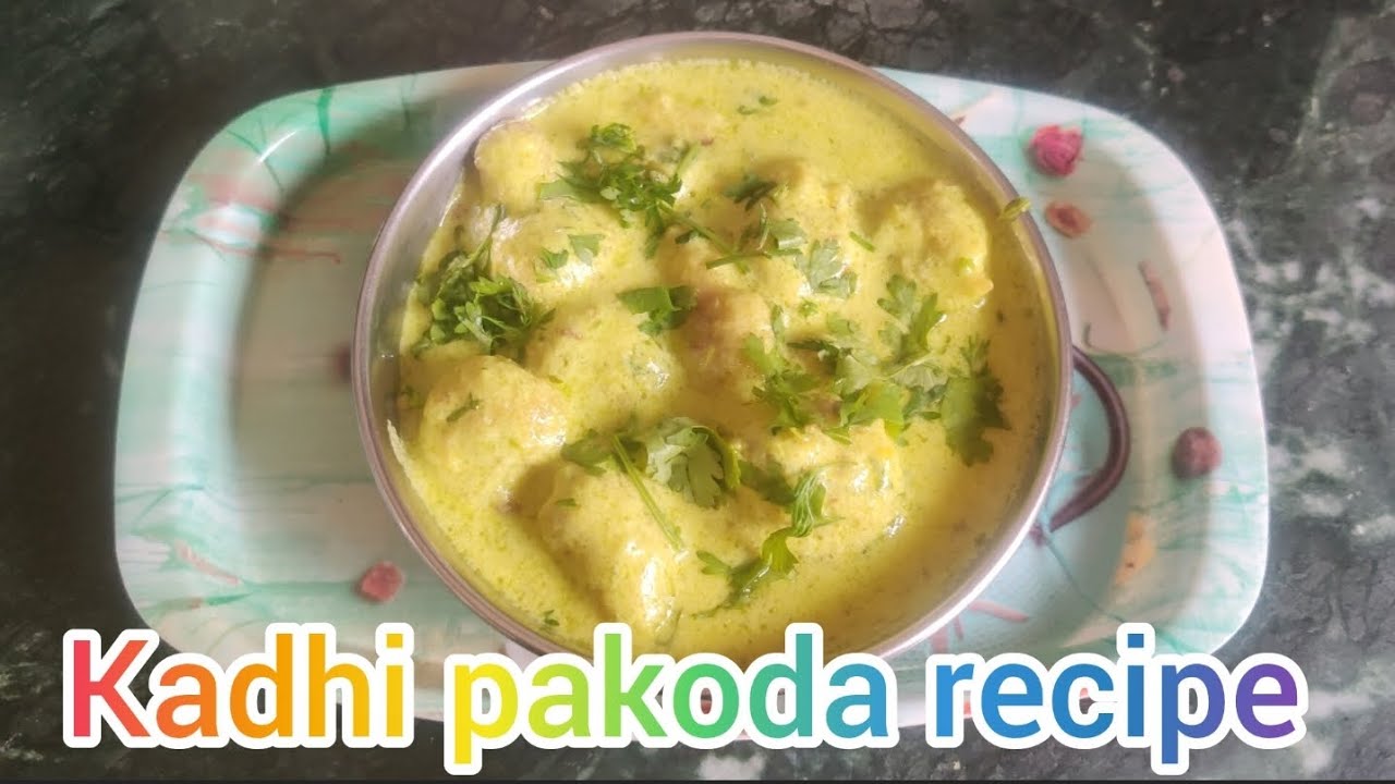 Kadhi pakoda recipe..