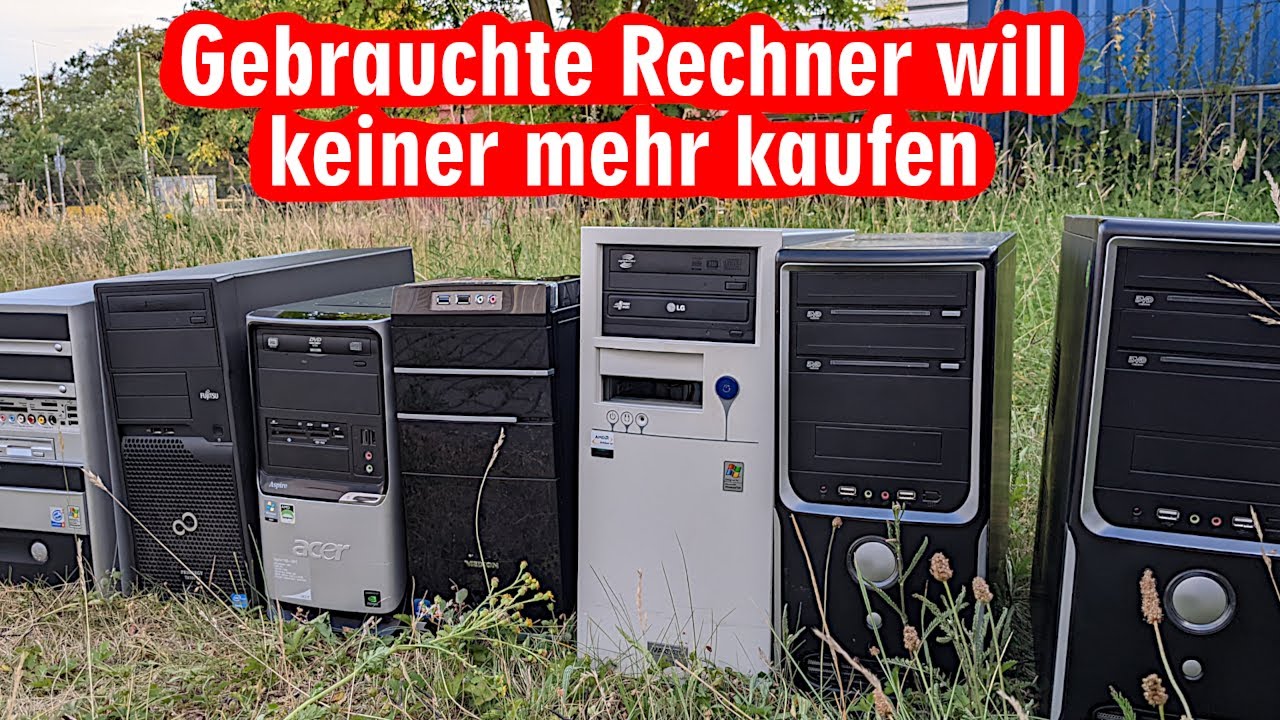 Sieben PCs von einem Verkäufer für kleines Geld - Medion CSL Aldi Fujitsu MaxData Acer