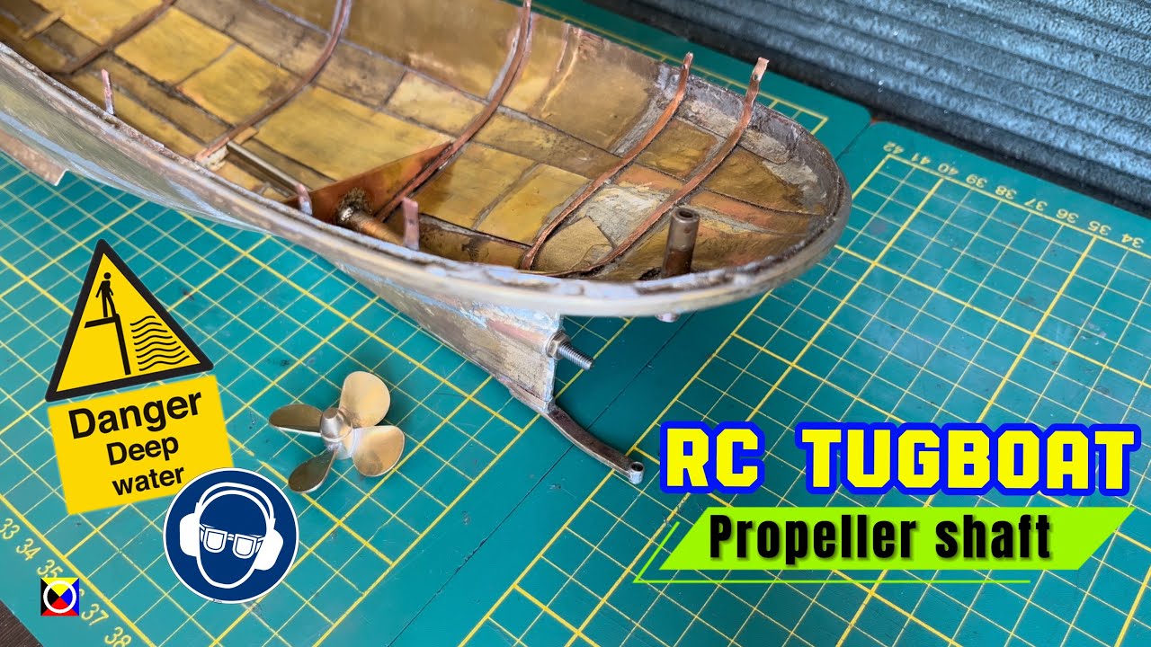 Rc tugboat (……….) full metal scratch build Ep. 14