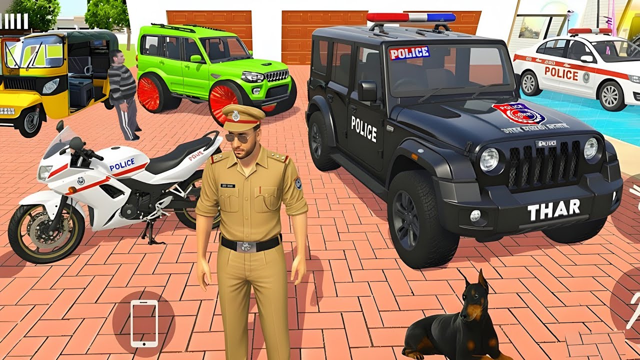 Franklin Purchase Lexriy New Police Thar Police Station 🤑 Indian Theft Auto Simulator | New update🤩💥