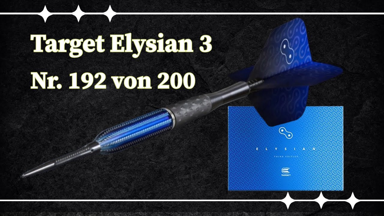 Target Elysian Gen 3 Steeldart Review