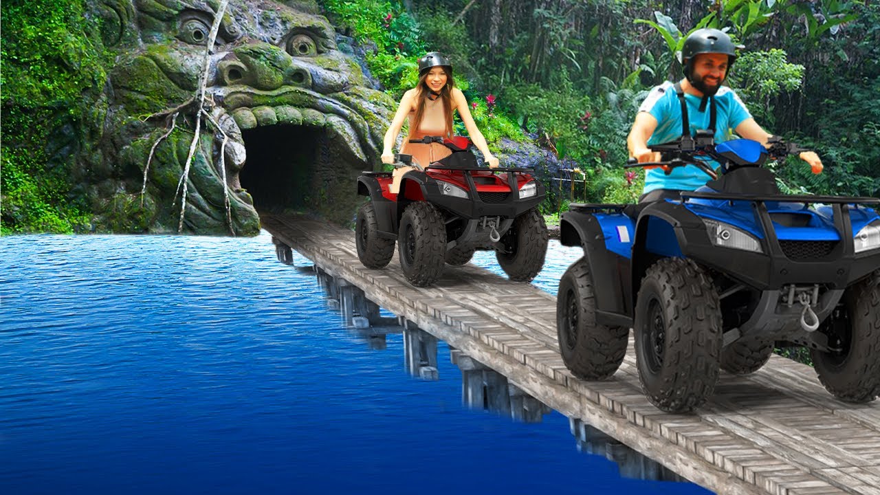 Cursa nebuna cu ATV-ul prin Jungla in Bali ! part. 4