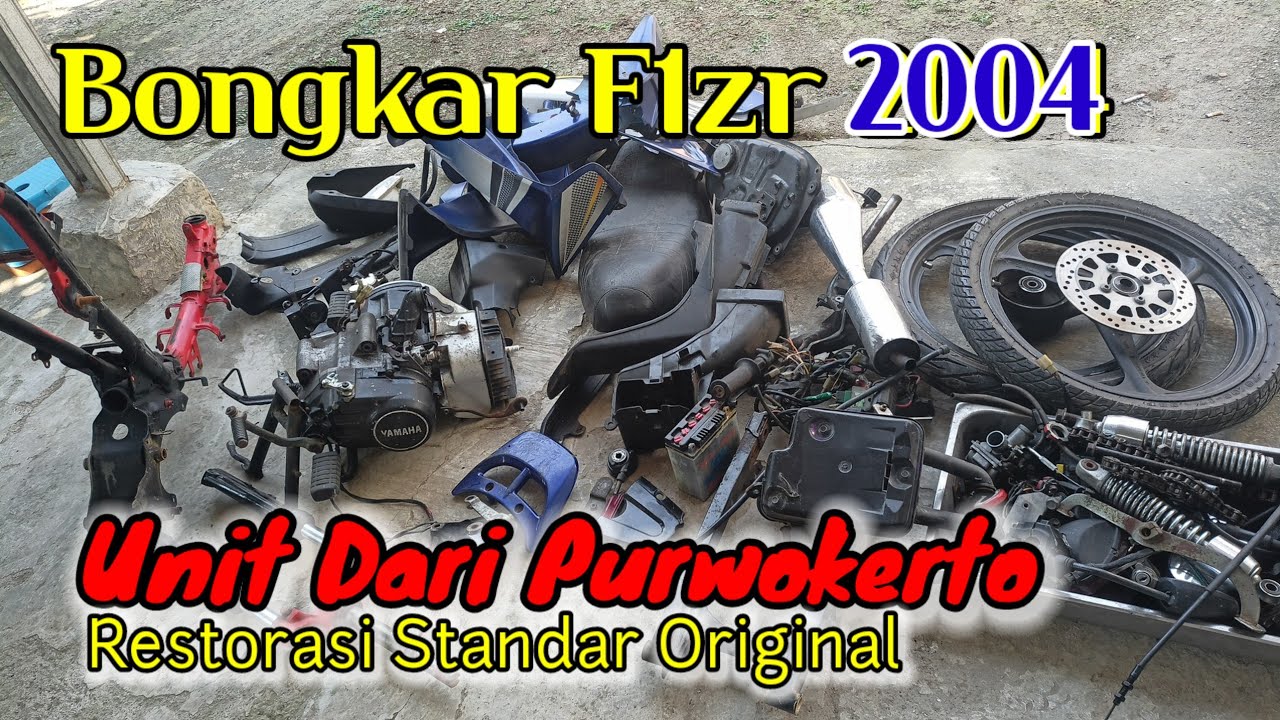 bongkar f1zr 2004 dari purwokerto #original #f1zrmania #restorasi #purwokerto #yamahaindonesia