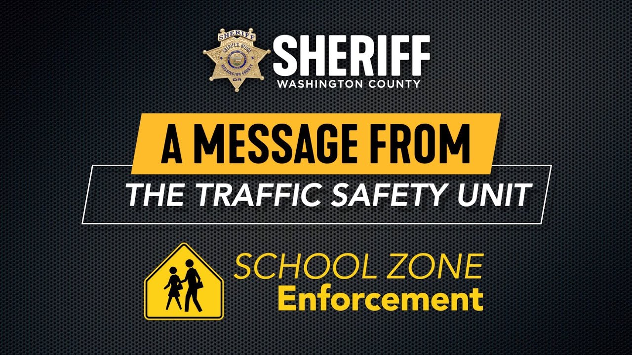 Traffic Safety Unit Message: School Zone Safety