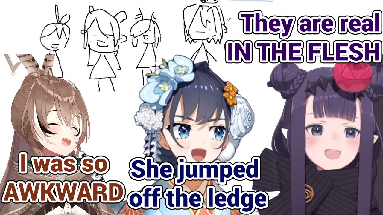 An awkward first meeting up [Hololive Moment]