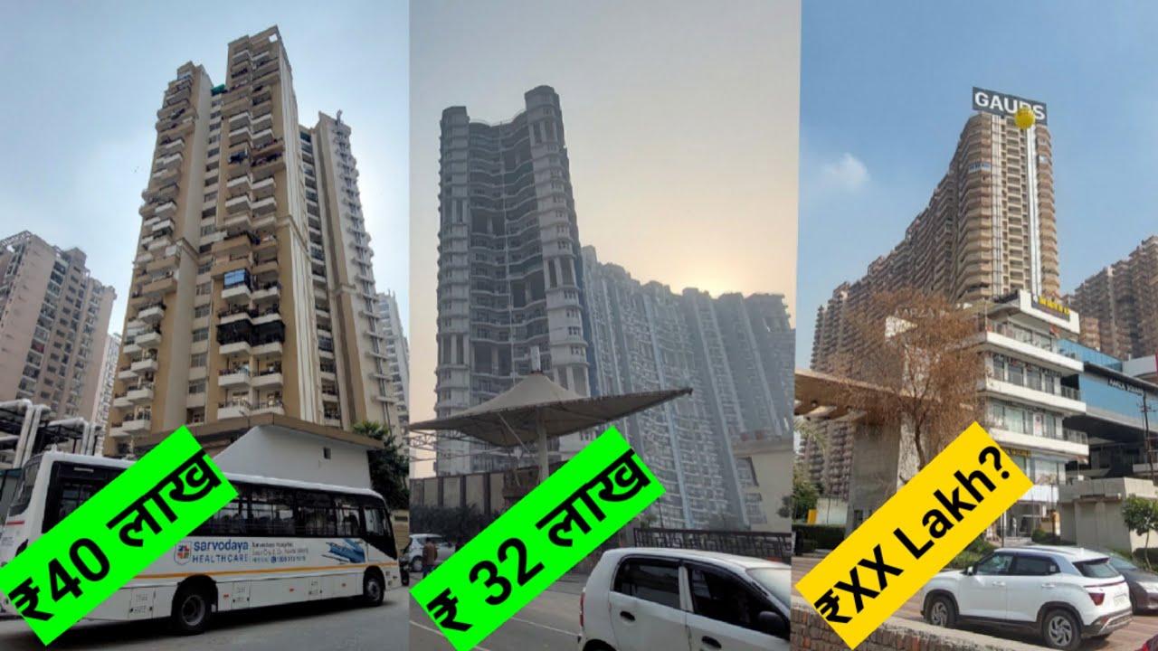 Noida में ₹40लाख के अंदर इन सभी Societies में मिलेगा 2BHK Apartments ||2BHK Flats Under 40L|| Saurya