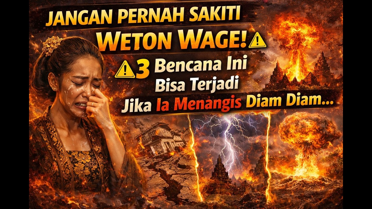 JANGAN PERNAH SAKITI WETON WAGE! ⚠️ 3 Bencana Ini Bisa Terjadi Jika Ia Menangis Diam Diam…
