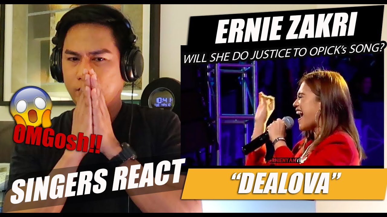 Ernie Zakri - DEALOVA (OPICK) | SINGER REACTION