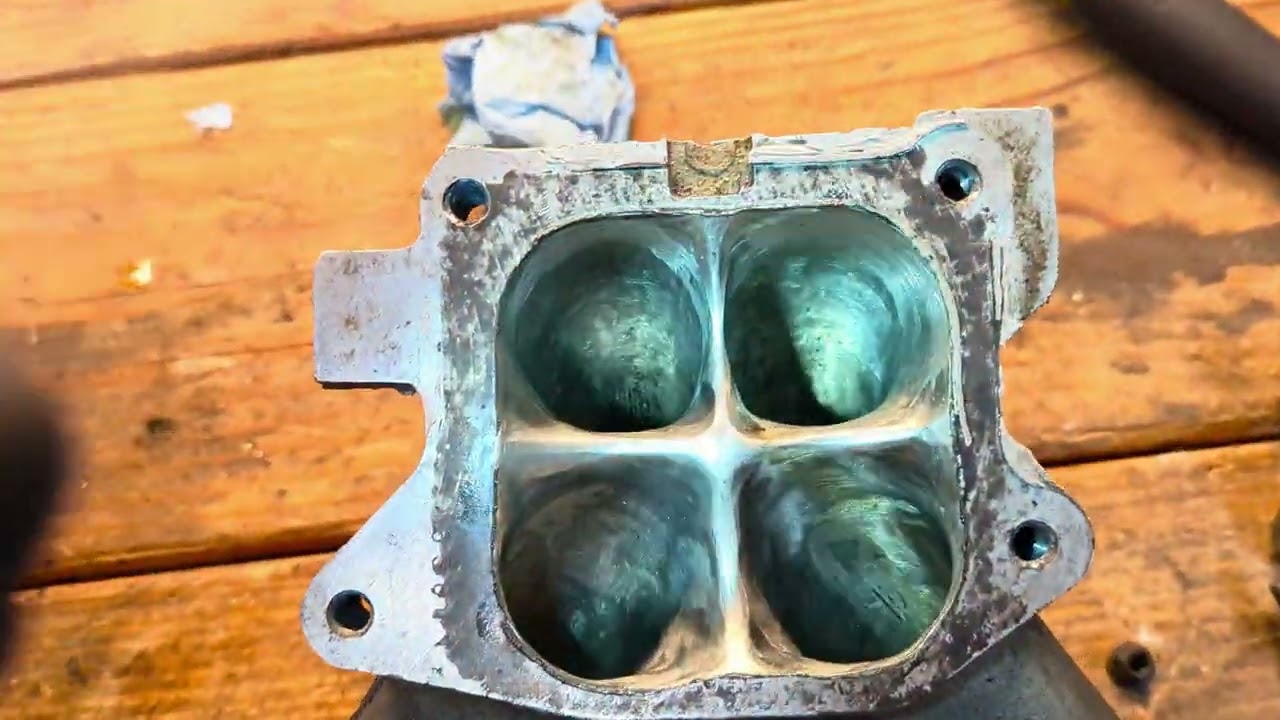 BoPort CNC lower intake for the 2.3 Lima Mustang SVO