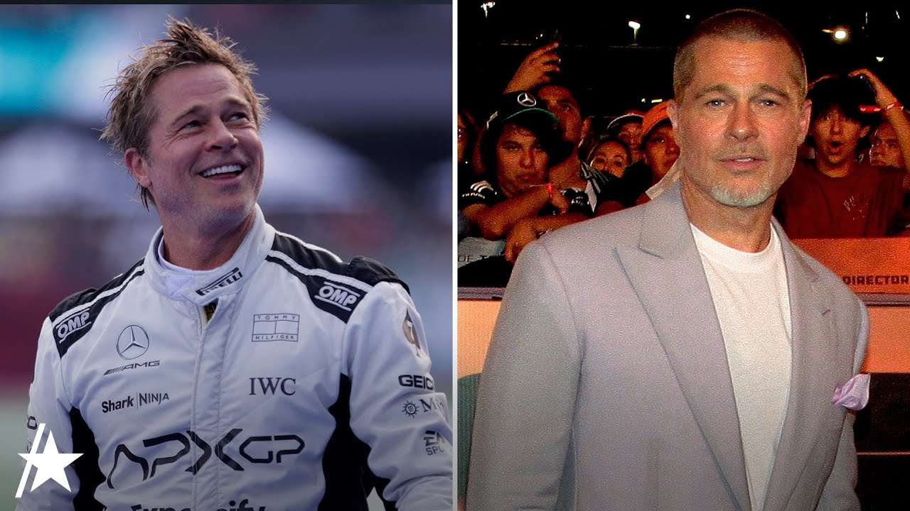 Brad Pitt Transforms w/ BUZZ CUT For &lsquo;F1&rsquo; Premiere