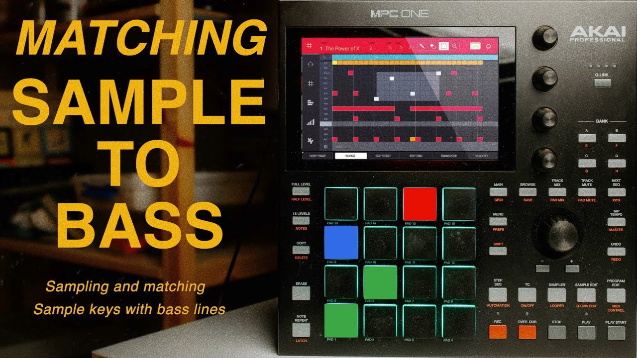 Adding Bass to Your Sampled Beats | MPC ONE MPC LIVE 2