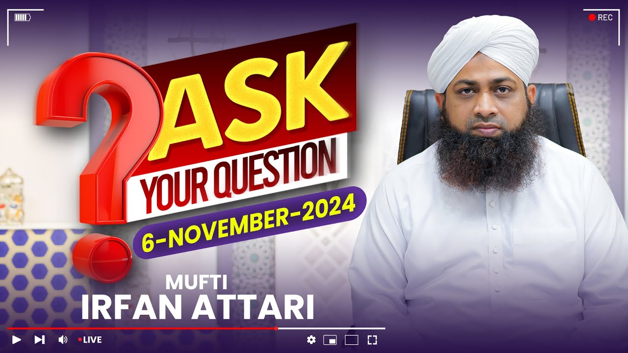 🔴 Live: Darulifta Ahlesunnat | Mufti Irfan Attari | Get The Solution To Your Problems #live
