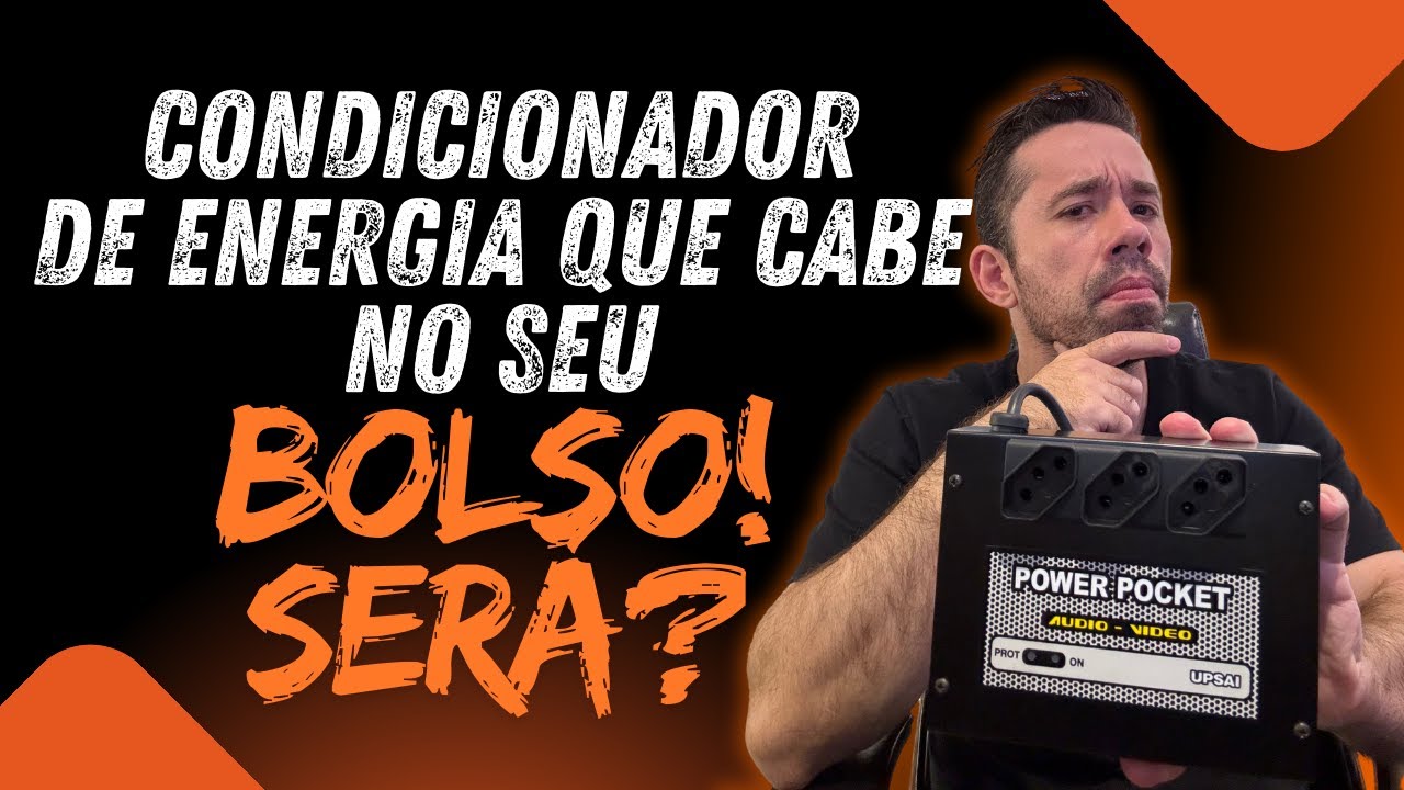 CONDICIONADOR DE ENERGIA DE BOLSO E PODEROSO! UPSAI ACF POWER POCKET | PROTEJA SEUS EQUIPAMENTOS!