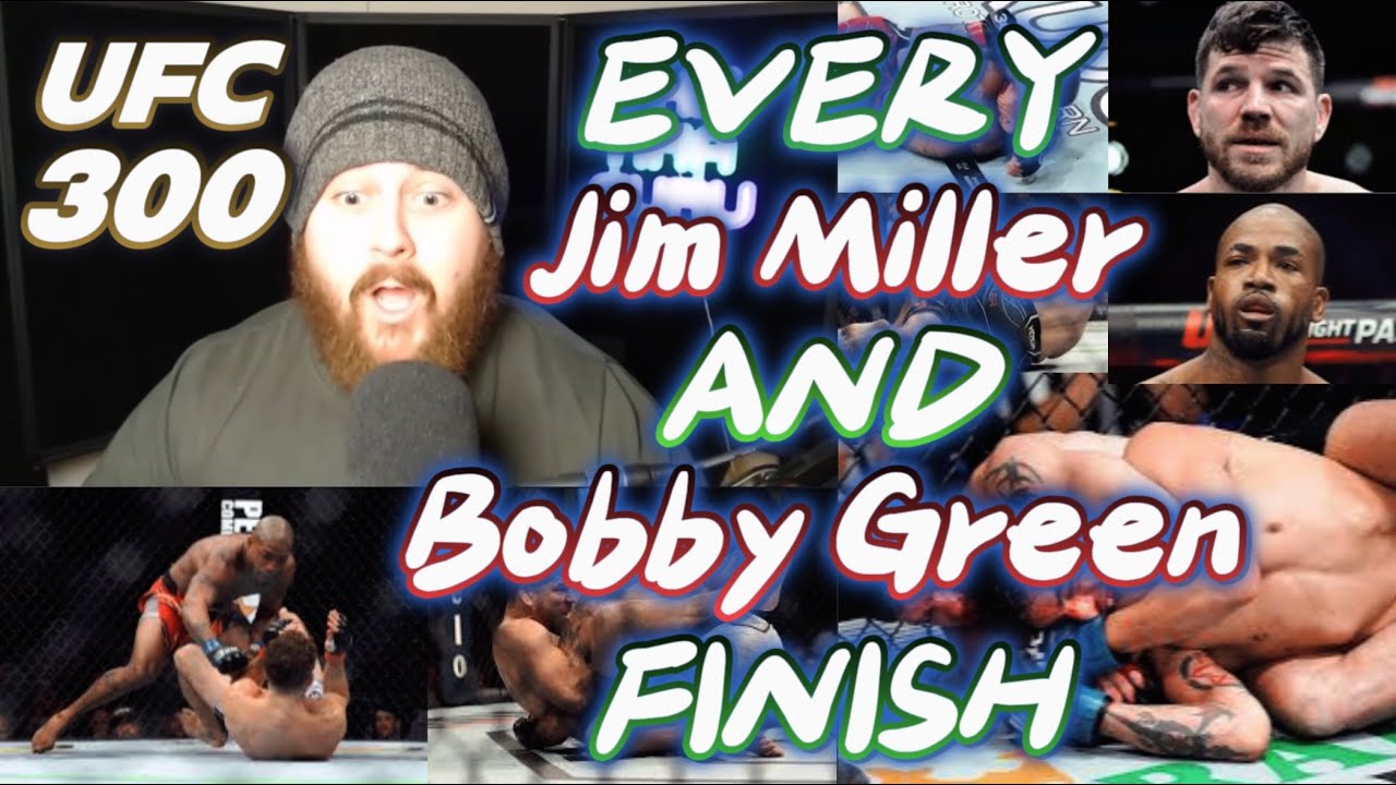 MMA GURU Reacts To EVERY Jim Miller AND Bobby Green FINISH In The UFC!