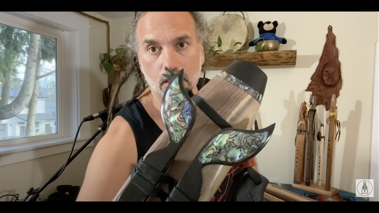 A Gorgeous One of a Kind Whale Drone Flute by Singing Tree Flutes