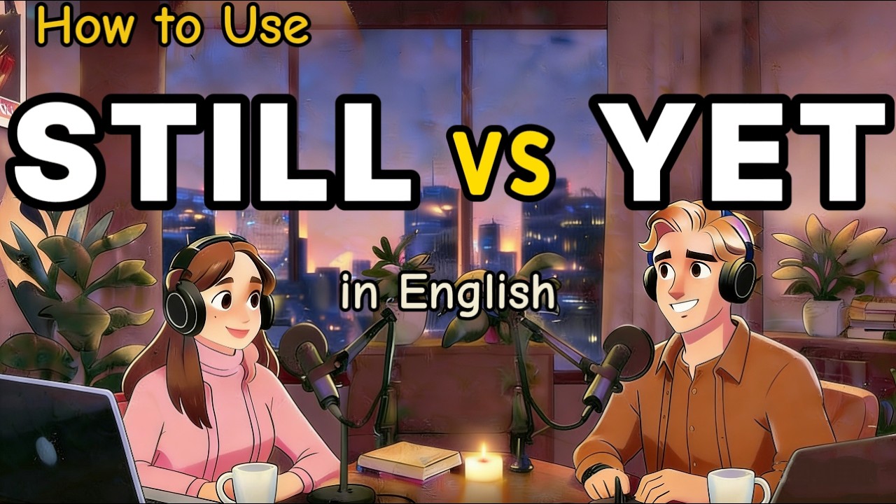 How to Use STILL and YET in English | Real Life English Conversations | English Podcast for Beginner