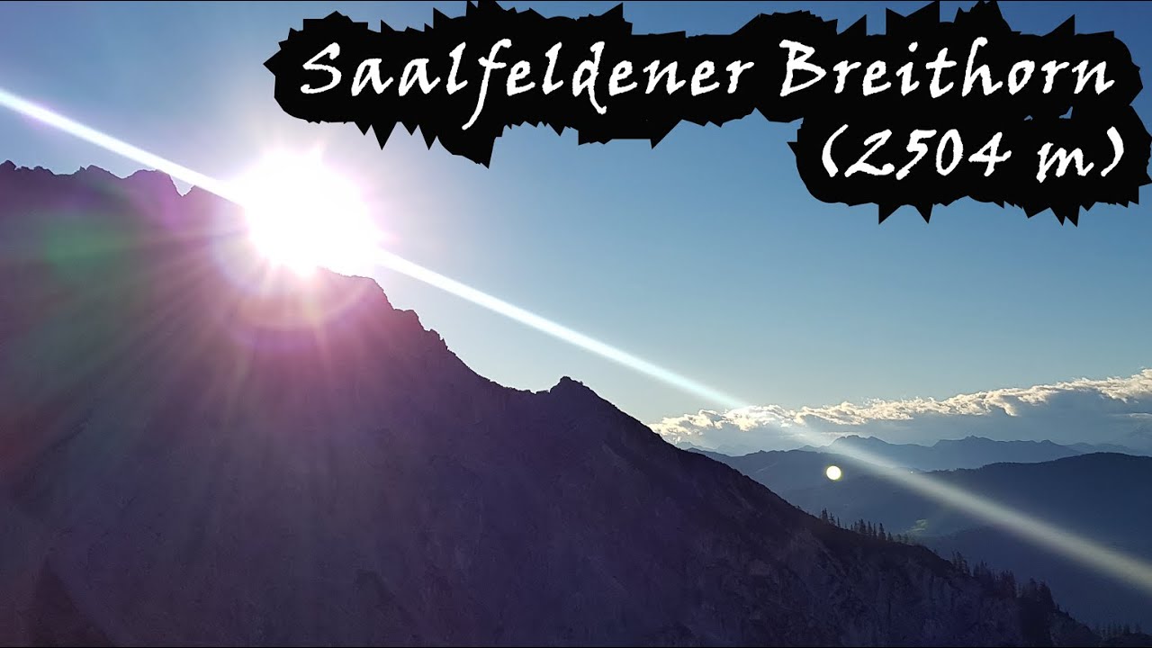 Überschreitung des Saalfeldener Breithorns