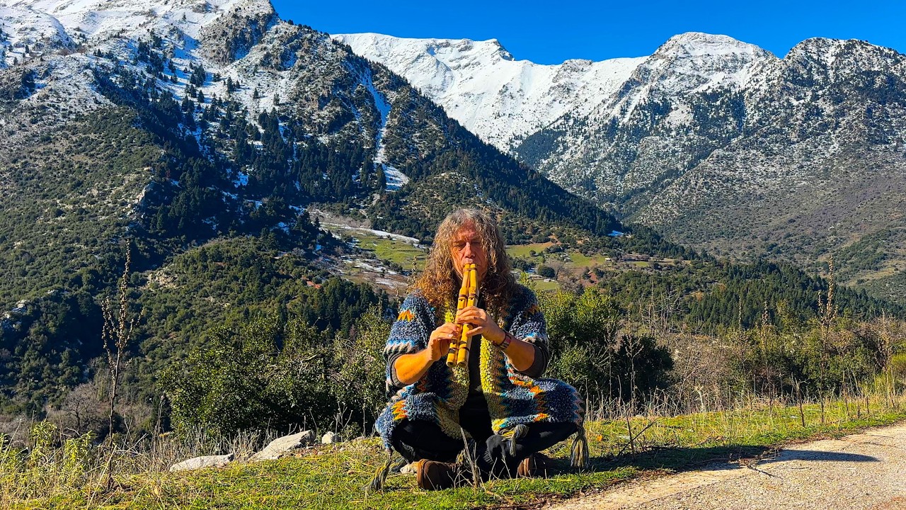 STOP ANXIETY - Flute Mountain Meditation Healing Soul and Mind Clearance