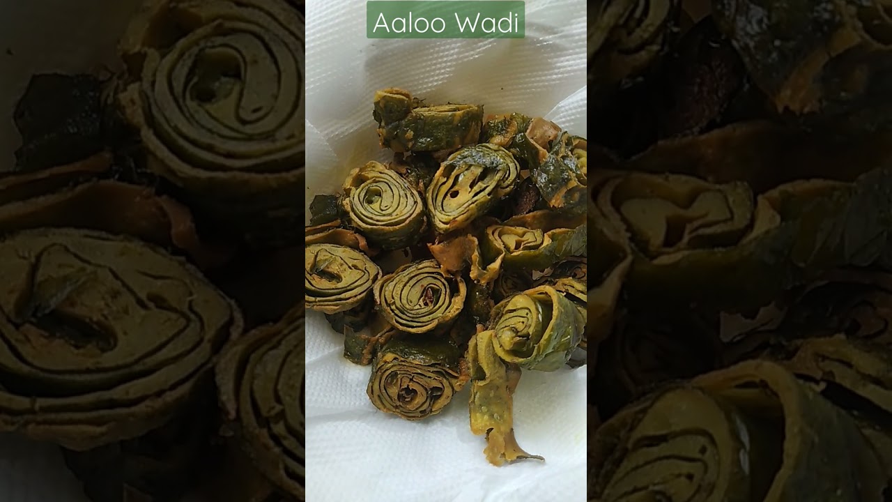 अळूवडी | Alu Vadi Recipe | Marathi Dish