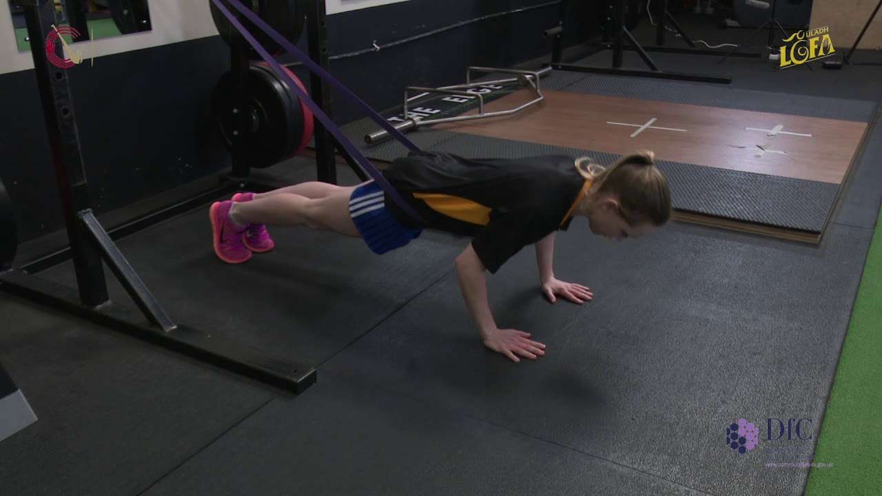 Ulster Camogie LGFA Strength & Conditioning Series 3 Push & Pull Series Horizontal