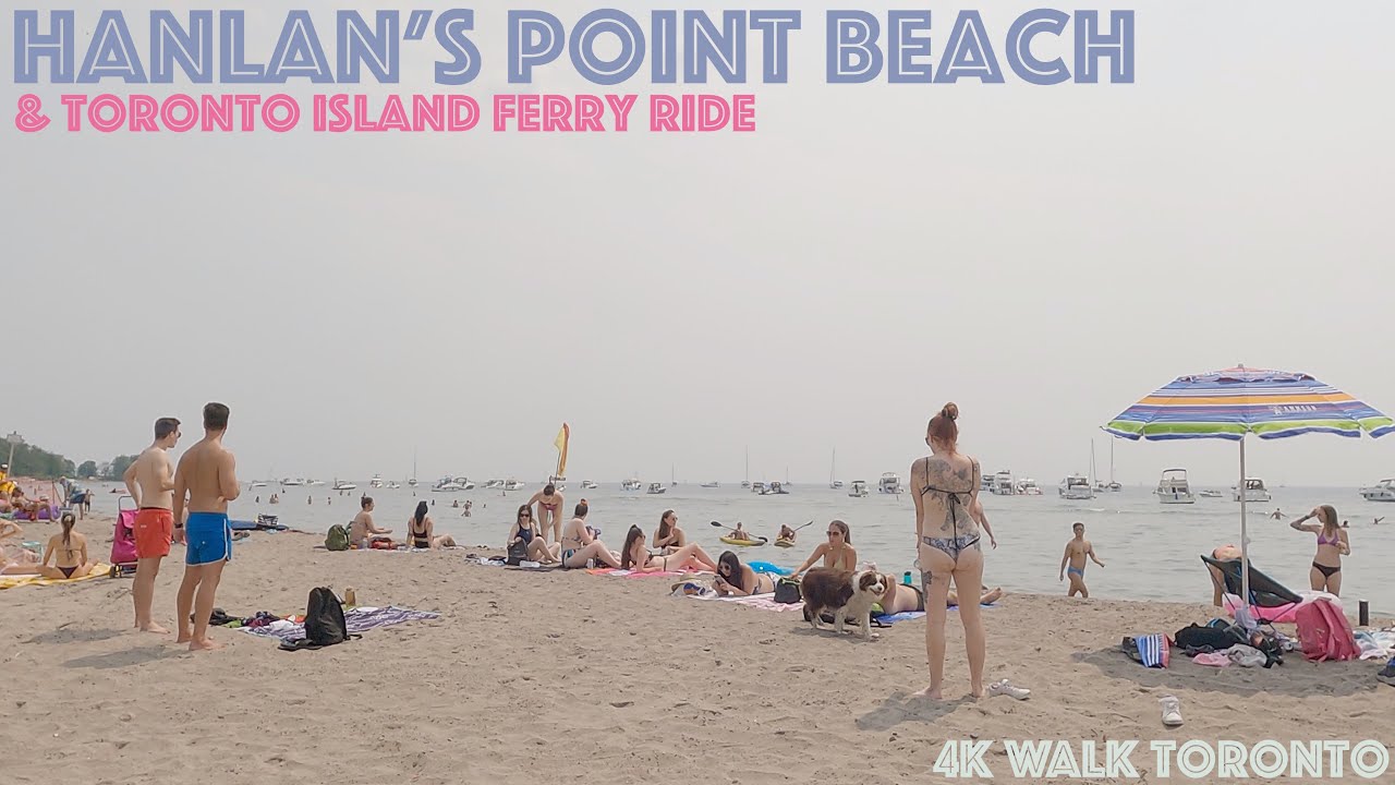 Toronto Islands (Part 1/4) - from Toronto Island Ferry to Hanlan's Point Beach: 4K Walk Toronto