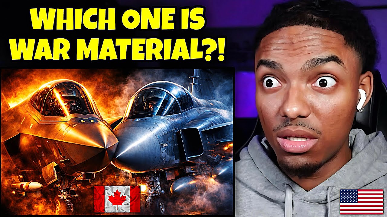 AMERICAN REACTS to Differences Between F-35 and Gripen Fighter Jets